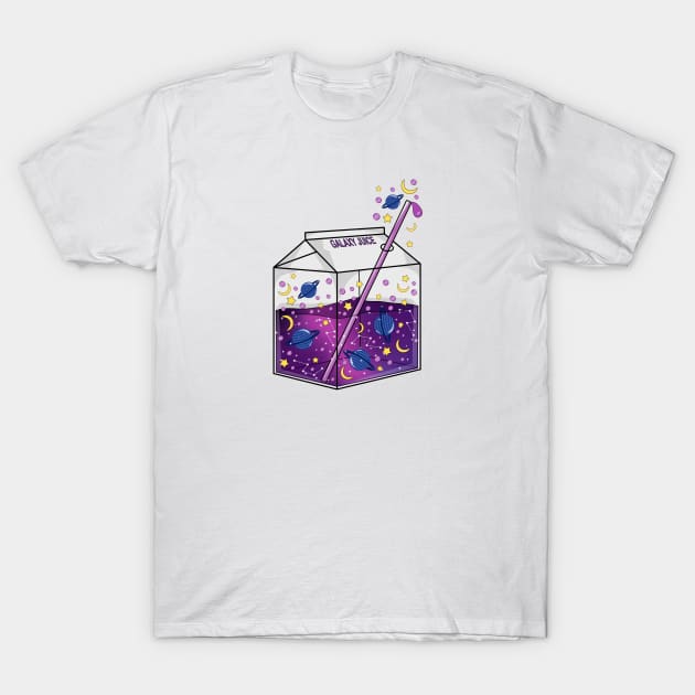 Galaxy Art - Juice T-Shirt by Designoholic